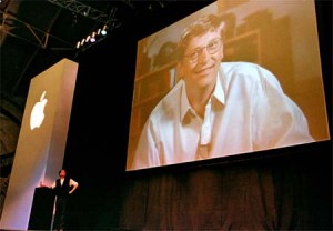 Photo Credit: Jim Bourg/Reuters via NYTimes.com - Steve Jobs & Bill Gates, Macworld 97